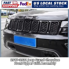 Us Stock Fit To 2017-2021 Jeep Grand Cherokee Front Upper Grill Assembly Black Us Stock Fit To 2017-2021 Jeep Grand Cherokee Front Upper Grill Assembly Black