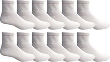 Yacht  Smith 12 Pairs Mens Value Pack Ankle Athletic Sports Socks 10-13