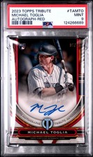 2023 Topps Tribute Autograph #TAMTO Michael Toglia Autograph-Red PSA 9 #/10