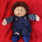Cabbage Patch Kids doll boy head mold 5 ok factory 1985 auburn hair brown eyes