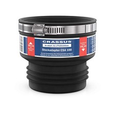 CRASSUS Steckadapter CSA 100 (100-116mm auf 100-105mm), bis 0,5 bar