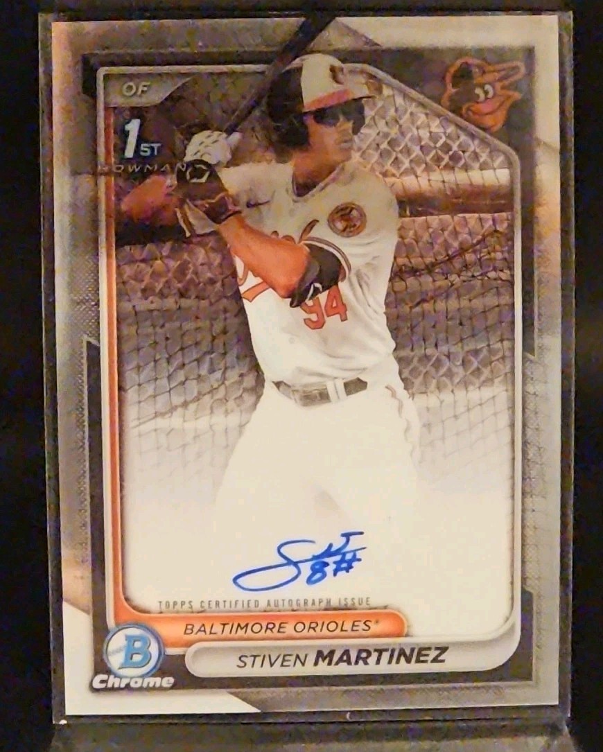2024 Bowman Chrome | Stiven Martinez | 1st Bowman Chrome Auto | Orioles