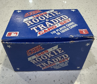 1989 Score Rookie & Traded Baseball Card Set Complete Used MLB