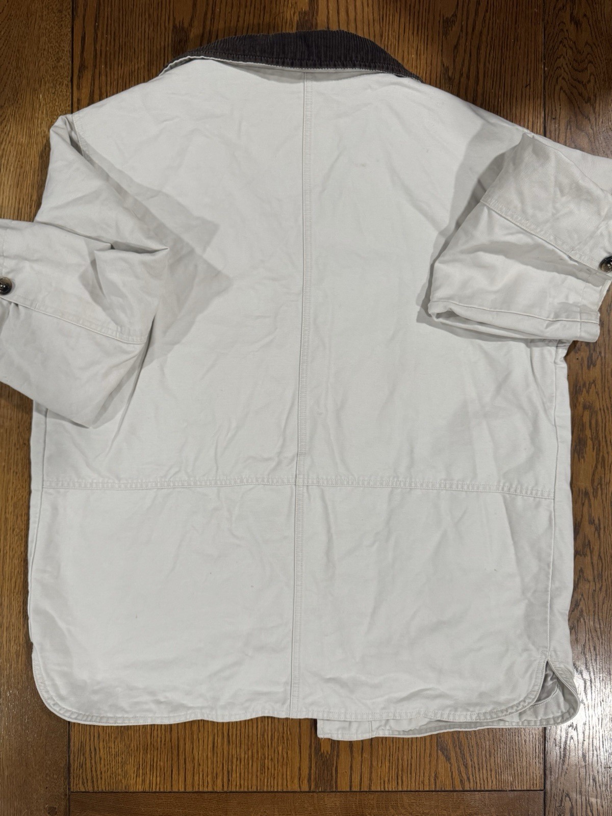 Basic Edition Farm Shacket Tan Size Large - image 3