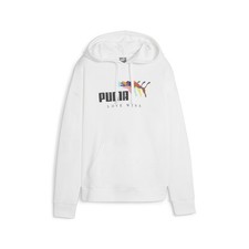 PUMA Essentials Love Wins Drawstring Pullover Hoodie Womens Size XS Casual Oute