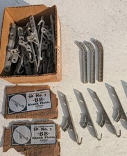 No. 1 galvanized steel adjustable pitch shank - Half round rain gutter hanger