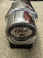 Vintage Oster Imperial Massager Handheld 136-11B Made In USA Tested/Works