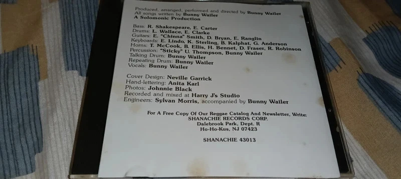 Bunny Wailer - Roots Radics Rockers Reggae In I Father's House CD Shanachie - Immagine 3 di 4