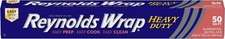 Heavy Duty Aluminum Foil Roll, Thick Added Strength for Wrapping