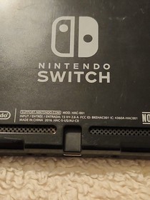 Nintendo Switch Handheld Console - V1 Unpatched - Grey - Good Used Condition