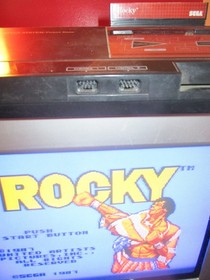 Sega Master System ROCKY w/Cartridge, Instructions & Box (CIB)