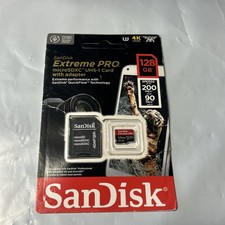 SanDisk 128GB Micro SD SDXC MicroSD TF Class 10 128 GB Extreme PRO 200MB/s