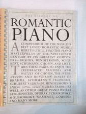 The Library Of Romantic Piano Amsco Classical Sheet Music Spiral Book Amsco