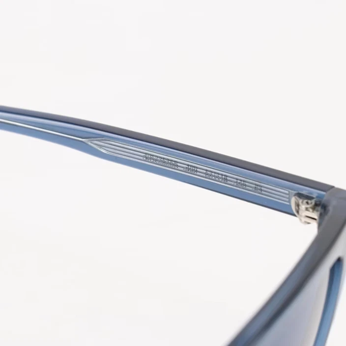 Óculos de sol Calvin Klein CK23535S azul armação quadrada com estojo 53mm autêntico com etiquetas - Imagem 4 de 4