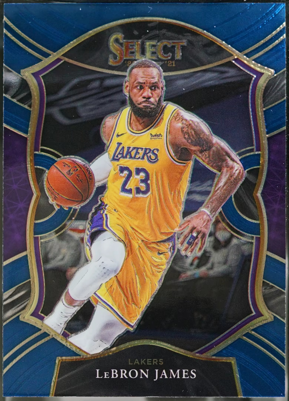 2020-21 Panini Select - Blue Basketball LeBron James #23 NM