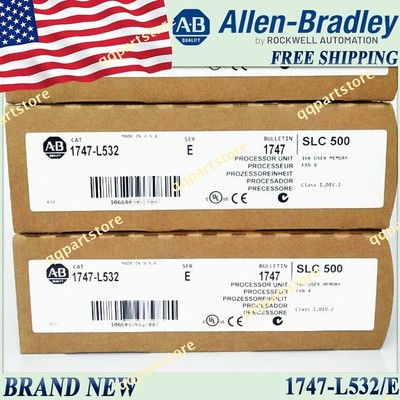 New Sealed AB 1747-L532/E SLC 500 SLC 5/03 CPU Processor Unit 1747L532 serE 1PC
