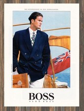 Hugo Boss - Reklame Werbeanzeige Original-Werbung 1988 (3)