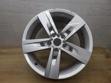 1x Alufelge 17 Zoll 7.0" 5x112 49ET Glanz Silber 5F0601025T Seat Leon Rim Wheel