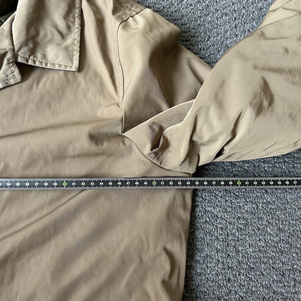 Tommy Hilfiger Trench Coat Men’s Size Small Brown Quilted Removable Lining - Image 2 of 4