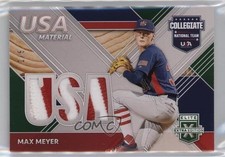 2020 Panini Elite Extra Edition USA Baseball Material Emerald 1/5 Max Meyer 13c1