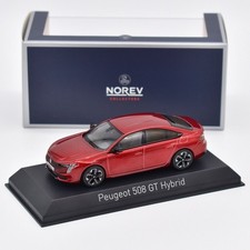 NOREV,PEUGEOT 508 GT Hybrid 2023 Elixir Red, 1/43, NOREV475831