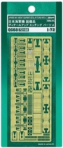 Hasegawa 1/72 Japanese Navy Aircraft Equipment Detail Up Etching Parts A Jdmps-image