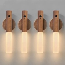 Smart Motion Sensor Night Light - Rechargeable Magnetic LED Wall Lamp