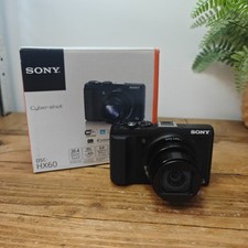 Sony Cyber-shot DSC-HX60 Digital Camera 20.4MP Black, Boxed, Charger + Battery