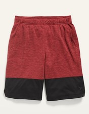Old Navy Kids Boys Size XS 5 Go Dry Color Blocked Mesh Basketball Shorts NWT