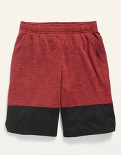 Old Navy Kids Boys Size XS (5) Go Dry Color Blocked Mesh Basketball Shorts NWT