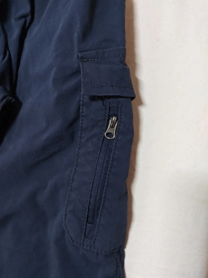 Pantalones de viento Wonder Kids azul oscuro niños talla 7 cintura elástica con bolsillos Foto 4 de 4