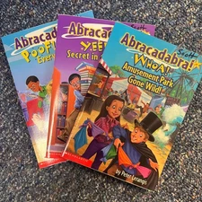 Abracadabra!  LOT OF 3 CHAPTER BOOKS Magic and Mystery Peter Deranges