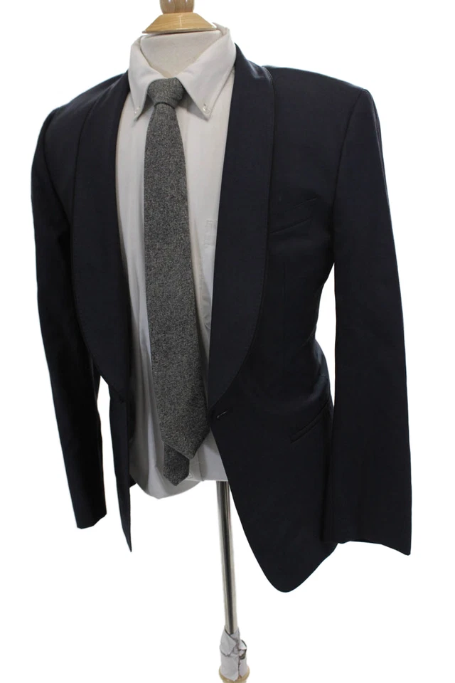 Boss Hugo Boss Men's Collared Long Sleeves Lined Basic Jacket Black Size 38 - Image 3 of 4