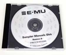 EMU E-MU Sampler Manuals Disk / CD-ROM