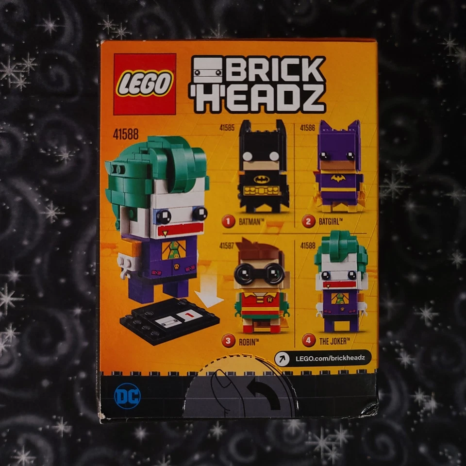 LEGO Brickheadz: The Joker 41588 New Sealed Retired Batman - Image 2 of 4