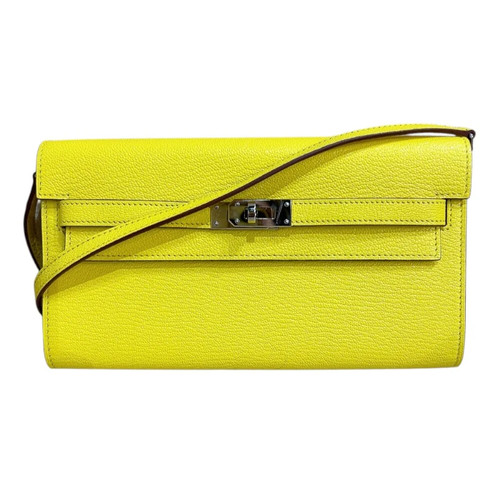 HERMES Kelly Togo Chevre Leather Shoulder Bag U Stamp #OKB1199