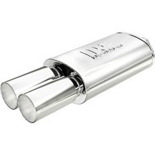 Magnaflow Exhaust Muffler 2.25 In3.5 In Centerdual 5 In X 14 In X 8 In Body M Magnaflow Exhaust Muffler 2.25 In3.5 In Centerdual 5 In X 14 In X 8 In Body M