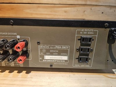 Denon PMA-390IV Integrated Amplifier Stereo Hi-Fi Japan Made