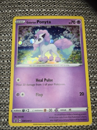 Galarian Ponyta SWSH013 SWSH: Sword & Shield Promo Cards Holo