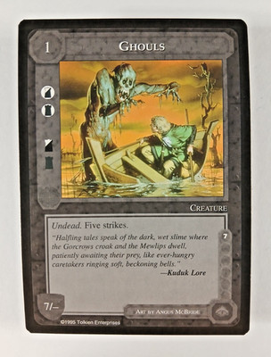 Ghouls - Middle Earth CCG card (1995 ICE) MECCG The Wizards Limited
