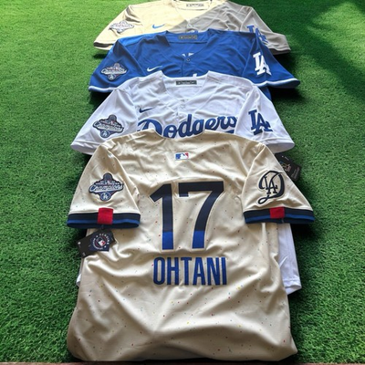 #ad NEW Shohei Ohtani Dodgers 2025 World Series Jersey SHIPS SAME DAY $99.99