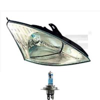 Scheinwerfer Rechts Chrom H4 FüR Ford Focus Turnier DNW DAW DBW DFW Inkl. Lampen