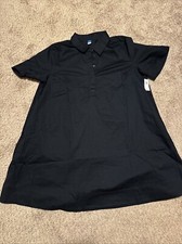 Old Navy Black Mini Shirt Dress Size L New With Tag