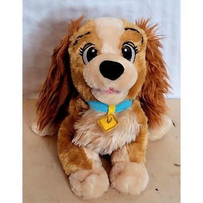 Lady and The Tramp Girl Dog Disney Store Floppy Brown Furry
