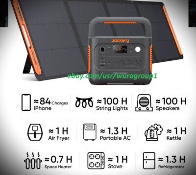発電機・ポータブル電源 Jackery Solar Generator 1000 New 1070Wh Amazon.com : Jackery Solar Generator 1000 v2 with 100W Solar