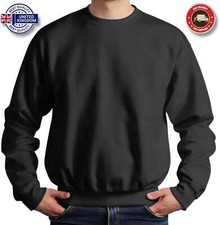 Men's Blank Sweatshirt Heavy Blend Crew Neck 100% Cotton Pullover Top S to 5XL