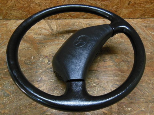1990 1994 JDM TOYOTA CORSA TERCEL EL41 BLACK REXIN STEERING WHEEL RARE ITEM OEM - Picture 11 of 12