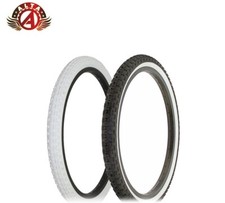 BICYCLE BMX ALTA TIRES IN 20X1.75 WHITE WALL 20 X2.125 WHITE IN COMP III TREAD