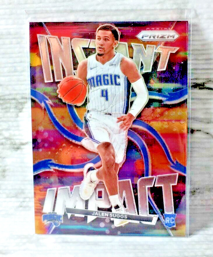 2021-22 Panini Prizm Basketball Instant Impact Jalen Suggs #22 Orlando Magic RC