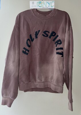 New KANYE WEST Sunday Service Holy Spirit Crewneck Sweatshirt Oxen